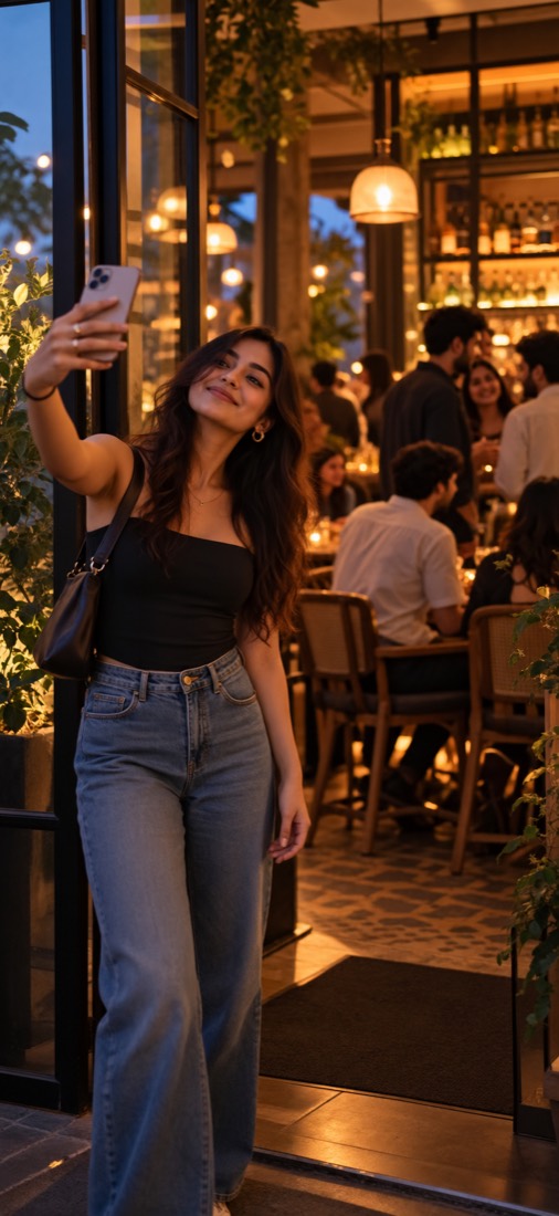 A guest checking in at a cafe with Mappingo